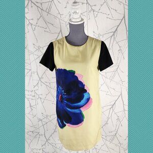 Cece by Cynthia Steffe Watercolor Floral Print Shift Dress